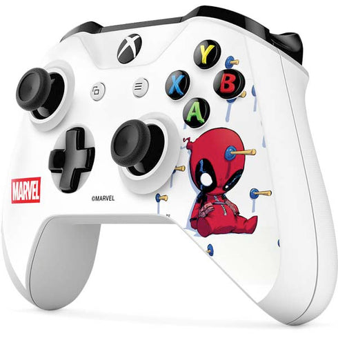 Marvel Deadpool Babypool Playing Xbox One S All-Digital Edition Bundle Skin