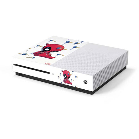 Marvel Deadpool Babypool Playing Xbox One Skins