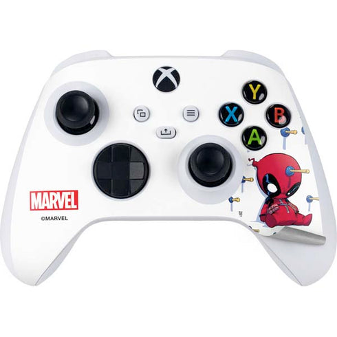 Marvel Deadpool Babypool Playing Xbox Series S Bundle Skin