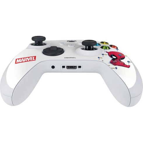 Marvel Deadpool Babypool Playing Xbox Series S Controller Skin