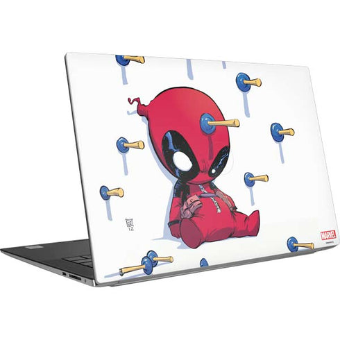 Marvel Deadpool Babypool Playing Dell XPS Skin
