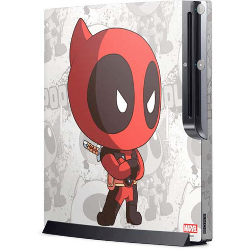 Marvel Deadpool Babypool Playstation 3 & PS3 Slim Skin