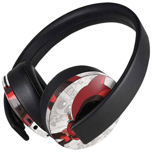 Marvel Deadpool Babypool PlayStation 4 Gold Wireless Headset Skin