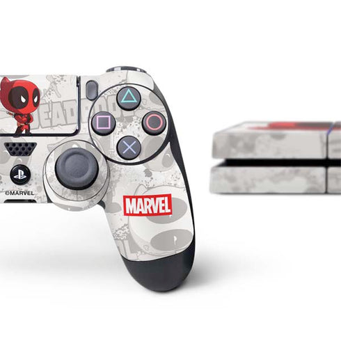 Marvel Deadpool Babypool PS4 Console and Controller Bundle Skin