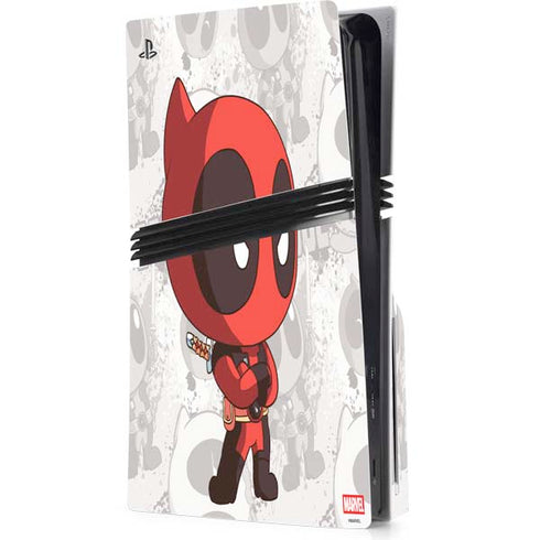 Marvel Deadpool Babypool PS5 Pro Disk Console Skin