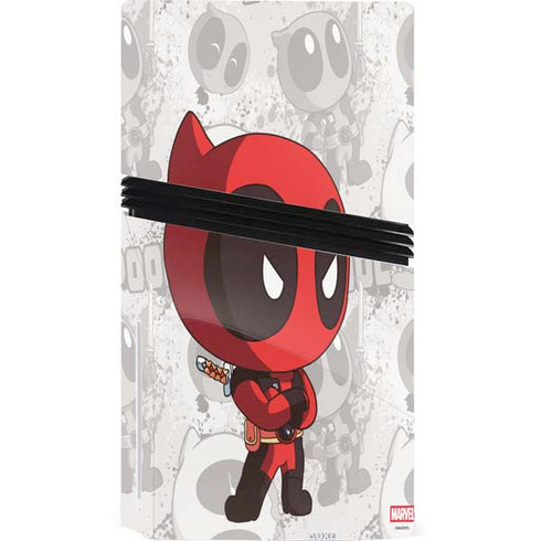 Marvel Deadpool Babypool PS5 Pro Disk Console Skin