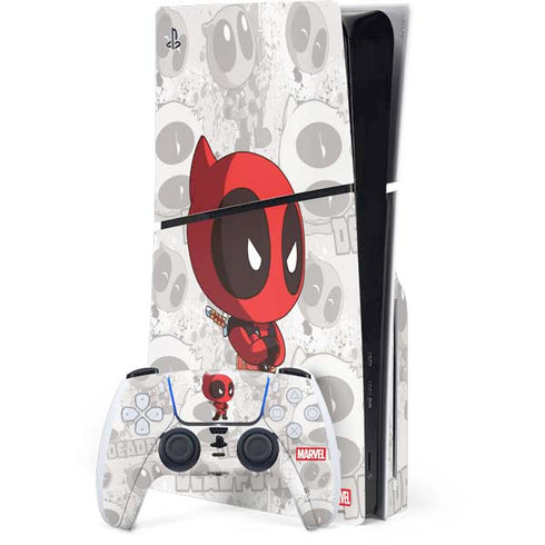 Marvel Deadpool Babypool PlayStation PS5 Skins