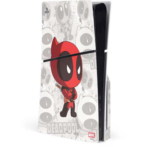 Marvel Deadpool Babypool PS5 Slim Disk Console Skin