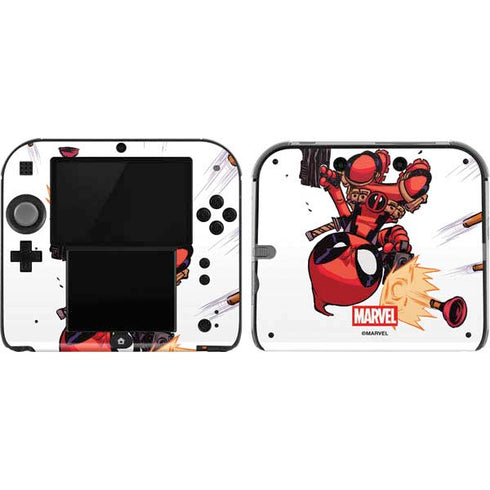 Marvel Deadpool Babypool Shooting Nintendo 2DS Skin