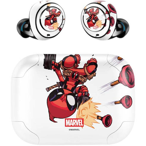 Marvel Deadpool Babypool Shooting Amazon Echo Buds Skin