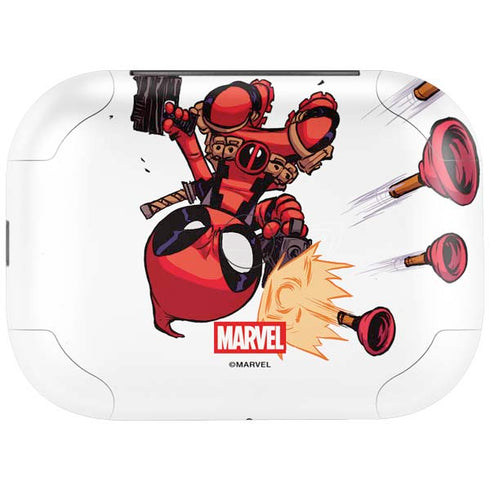 Marvel Deadpool Babypool Shooting Amazon Echo Buds Skin