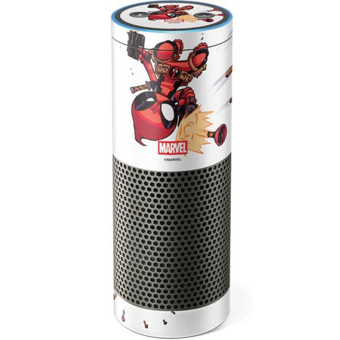 Marvel Deadpool Babypool Shooting Amazon Echo Skin