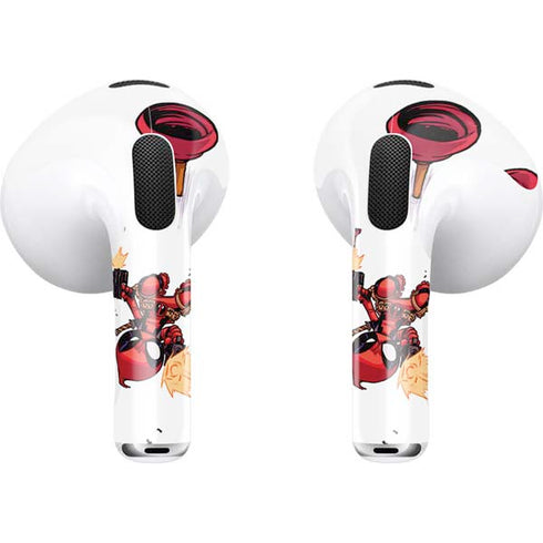 Marvel Deadpool Babypool Shooting Apple AirPods (3rd Gen 2021) Skin