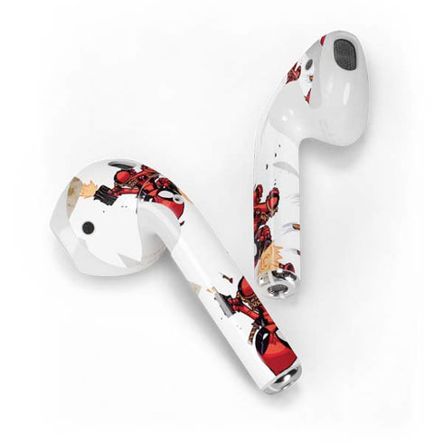 Marvel Deadpool Babypool Shooting Apple AirPods Skin