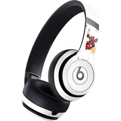 Marvel Deadpool Babypool Shooting Beats Solo 4 Wireless Headphones Skin
