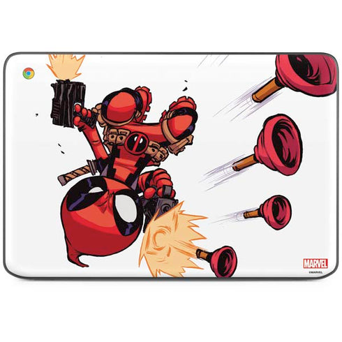 Marvel Deadpool Babypool Shooting HP Chromebook Skin