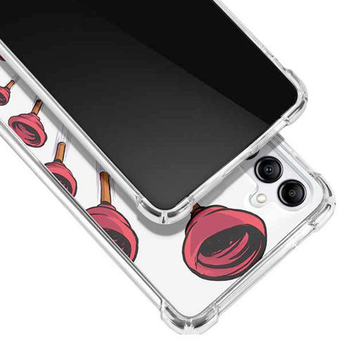 Marvel Deadpool Babypool Shooting Galaxy A14 5G Clear Case