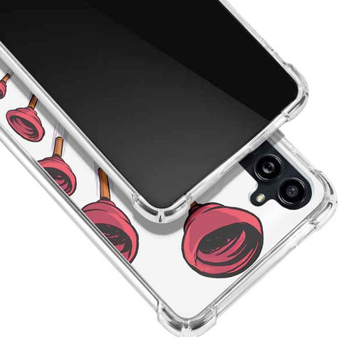 Marvel Deadpool Babypool Shooting Galaxy A54 5G Clear Case