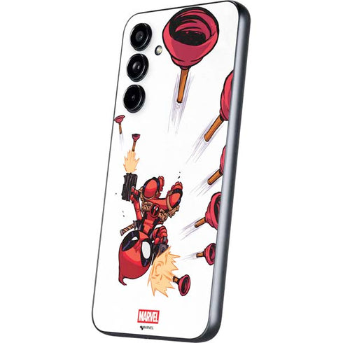 Marvel Deadpool Babypool Shooting Galaxy A54 5G Skin