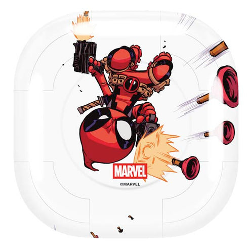 Marvel Deadpool Babypool Shooting Galaxy Buds Live Skin