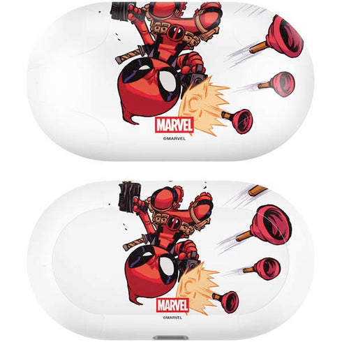 Marvel Deadpool Babypool Shooting Galaxy Buds Plus Skin