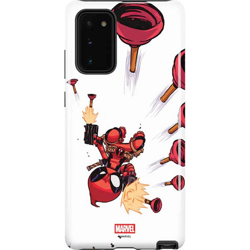 Marvel Deadpool Babypool Shooting Galaxy Note20 5G Pro Case