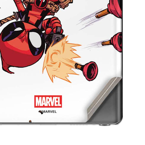 Marvel Deadpool Babypool Shooting Galaxy Note20 5G Skin