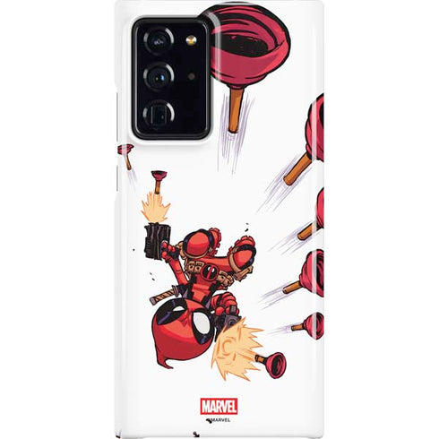 Marvel Deadpool Babypool Shooting Galaxy Cases