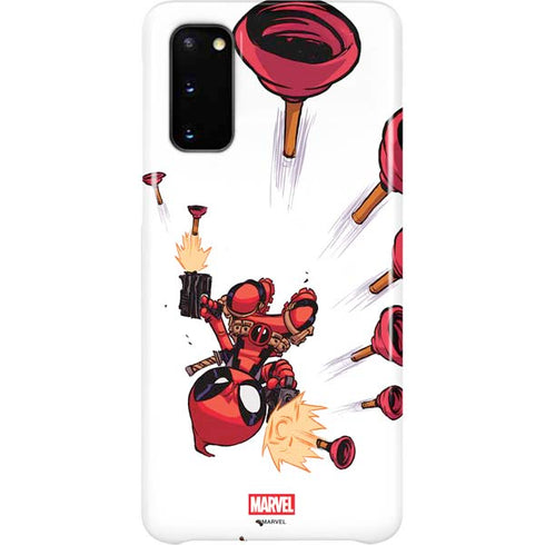 Marvel Deadpool Babypool Shooting Galaxy S20 Lite Case
