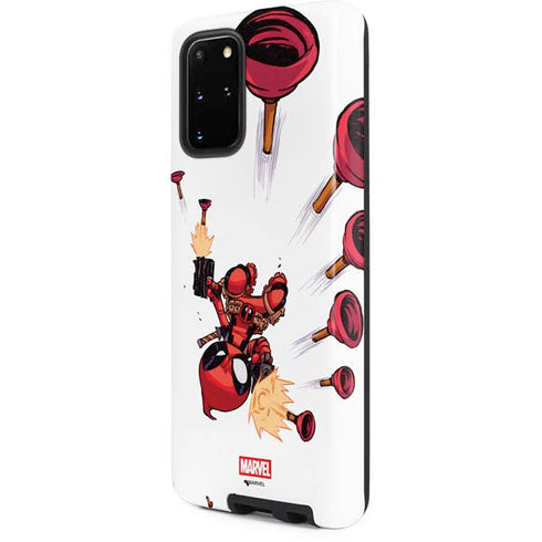 Marvel Deadpool Babypool Shooting Galaxy S20 Plus Pro Case