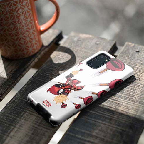 Marvel Deadpool Babypool Shooting Galaxy S20 Plus Pro Case