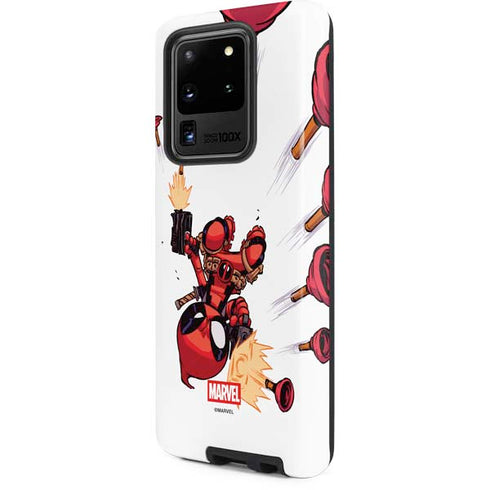 Marvel Deadpool Babypool Shooting Galaxy S20 Ultra 5G Pro Case