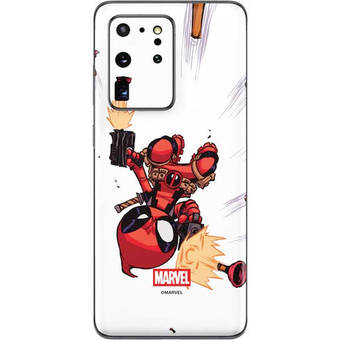 Marvel Deadpool Babypool Shooting Galaxy S20 Ultra 5G Skin