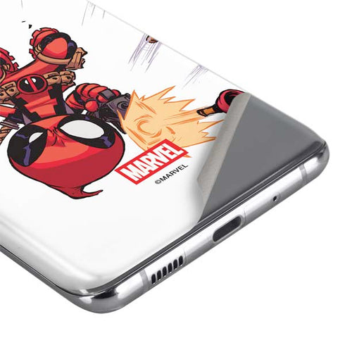 Marvel Deadpool Babypool Shooting Galaxy S20 Ultra 5G Skin