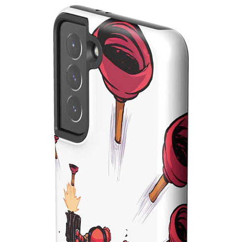Marvel Deadpool Babypool Shooting Galaxy S21 5G Pro Case