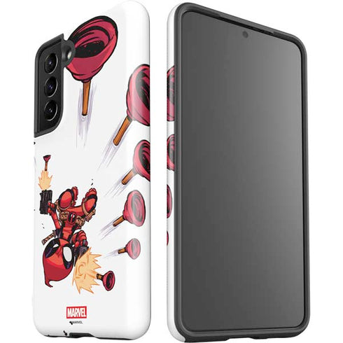Marvel Deadpool Babypool Shooting Galaxy S21 5G Pro Case