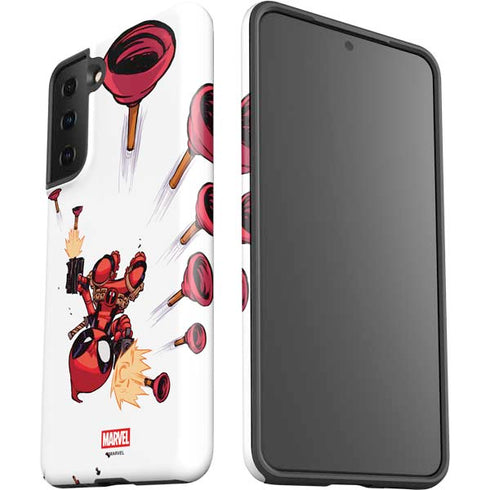 Marvel Deadpool Babypool Shooting Galaxy S21 Plus 5G Pro Case