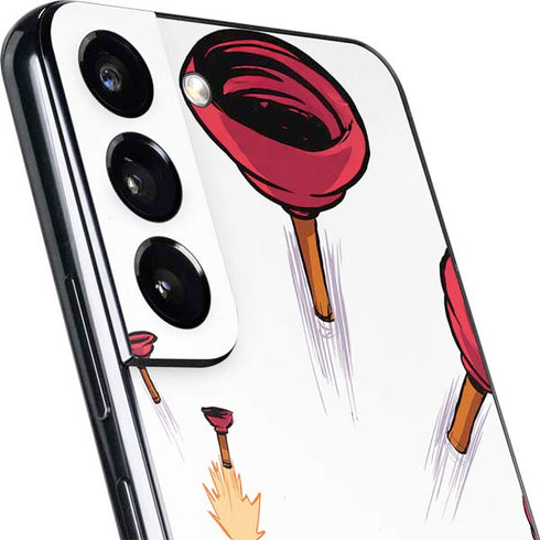 Marvel Deadpool Babypool Shooting Galaxy S22 Plus Skin