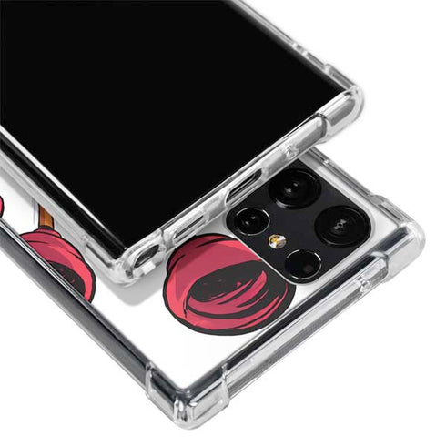 Marvel Deadpool Babypool Shooting Galaxy S22 Ultra Clear Case