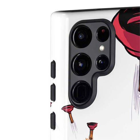 Marvel Deadpool Babypool Shooting Galaxy S22 Ultra Pro Case