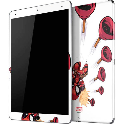 Marvel Deadpool Babypool Shooting iPad Skins