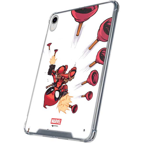 Marvel Deadpool Babypool Shooting iPad 11th Gen (2025) Clear Case