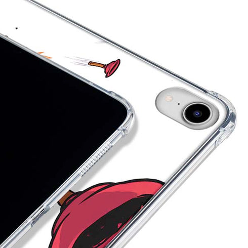 Marvel Deadpool Babypool Shooting iPad 11th Gen (2025) Clear Case