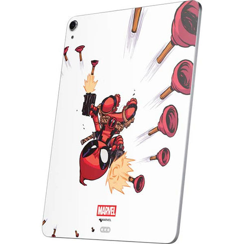 Marvel Deadpool Babypool Shooting Apple iPad Air Skin