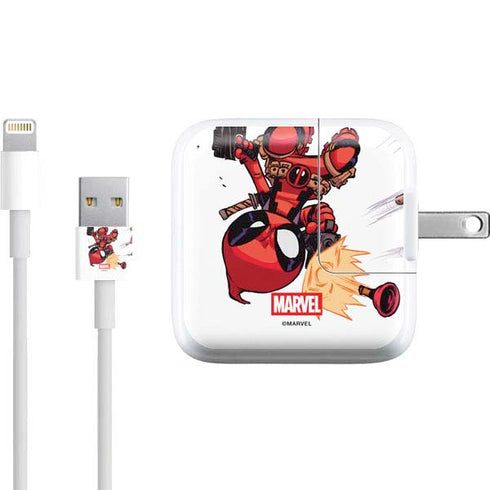 Marvel Deadpool Babypool Shooting iPad Charger (10W USB) Skin