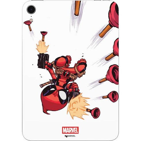 Marvel Deadpool Babypool Shooting Apple iPad Mini Skin