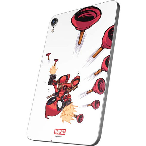 Marvel Deadpool Babypool Shooting Apple iPad Mini Skin