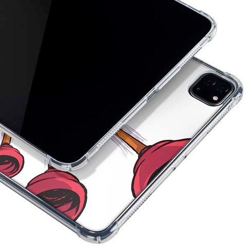 Marvel Deadpool Babypool Shooting iPad Pro 12.9in (2020) Clear Case