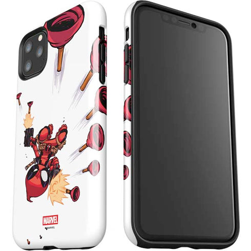 Marvel Deadpool Babypool Shooting iPhone 11 Pro Max Impact Case