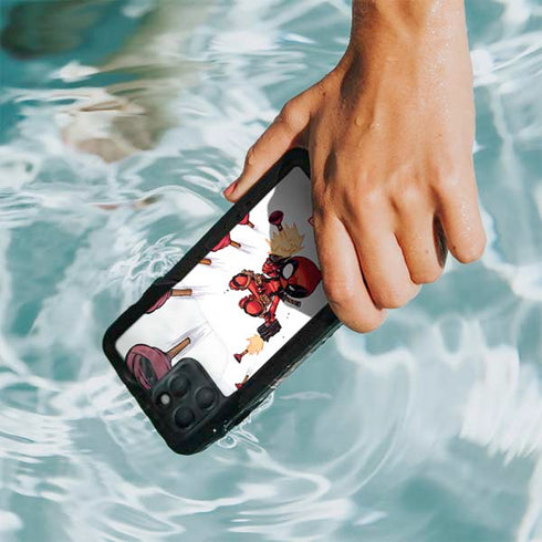 Marvel Deadpool Babypool Shooting iPhone 11 Pro Max Waterproof Case